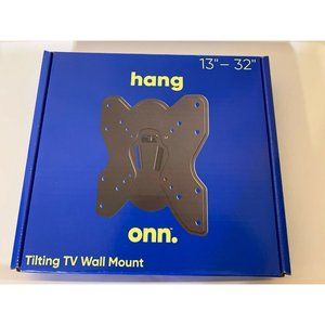 New Onn 13-32" Tilting TV Wall Mount-Fits Most Flat Panels‎ TV up to 44 lbs